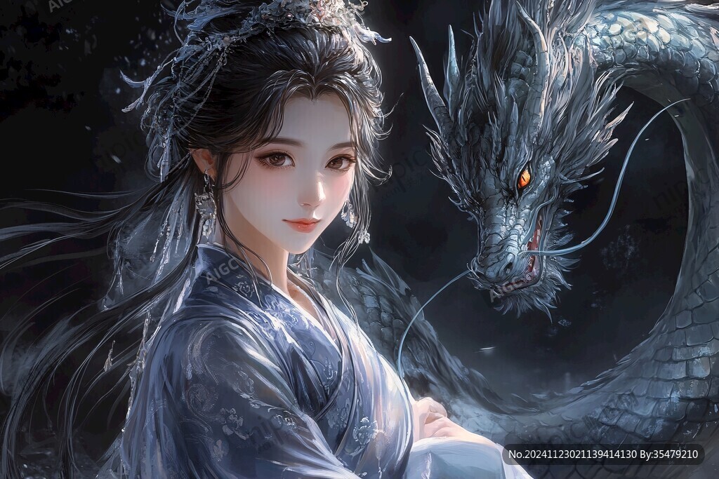 古风龙女ip
