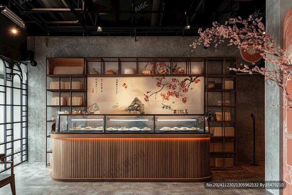 新中式甜品区
