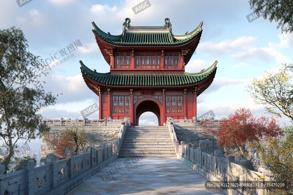 门楼建模