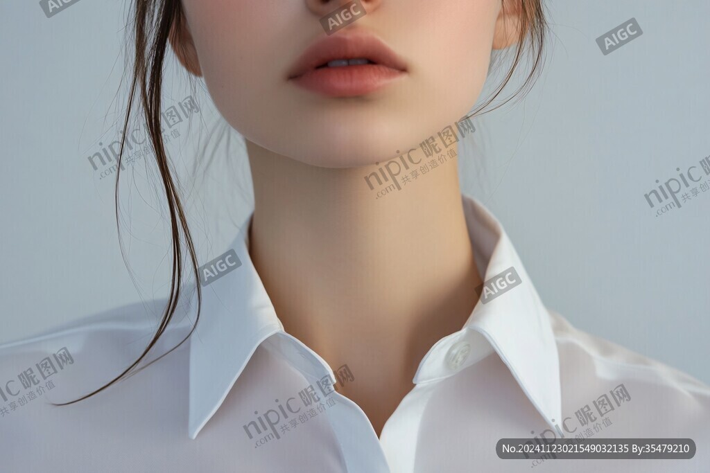 衬衫知性美女