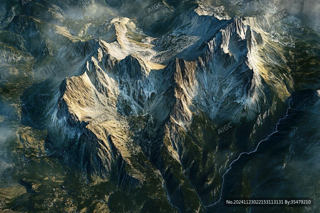 昆仑山装饰画