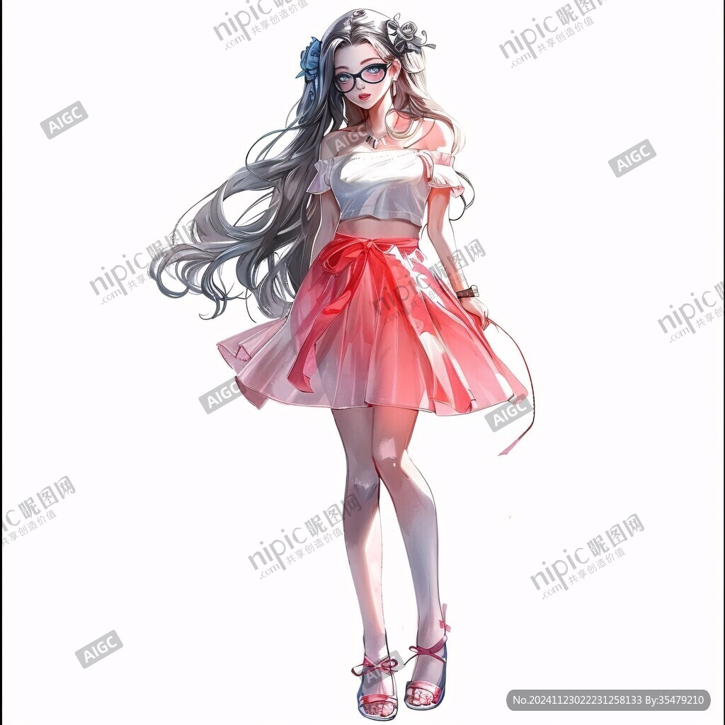 美女立绘