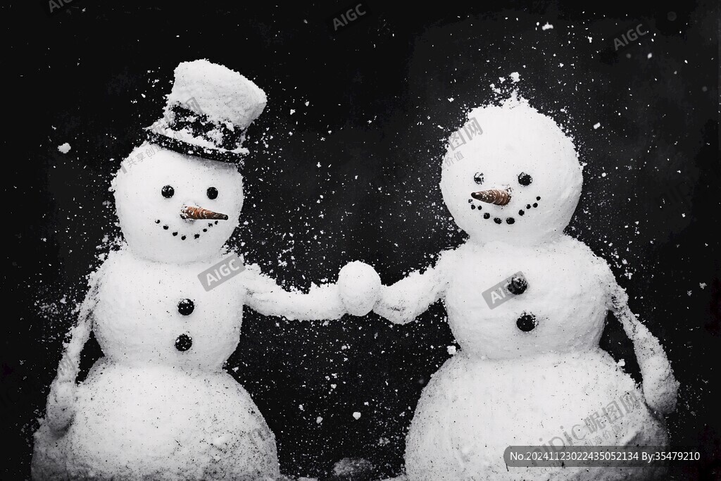 恩爱雪人