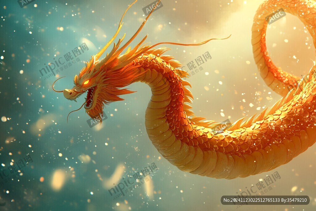 龙年横版插画