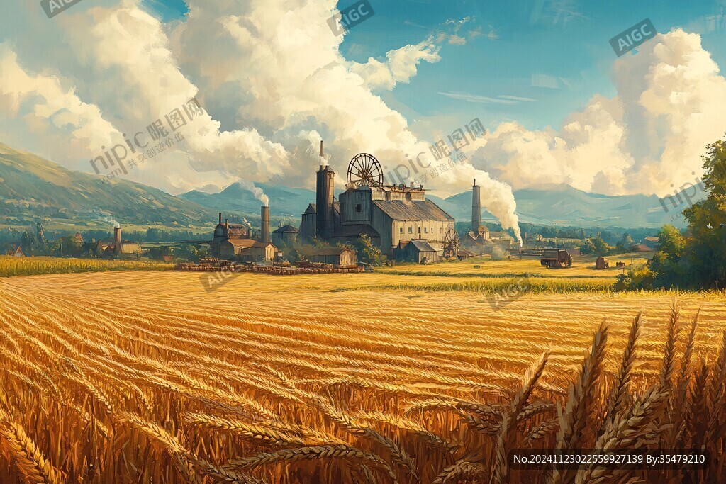 唯美农村场景