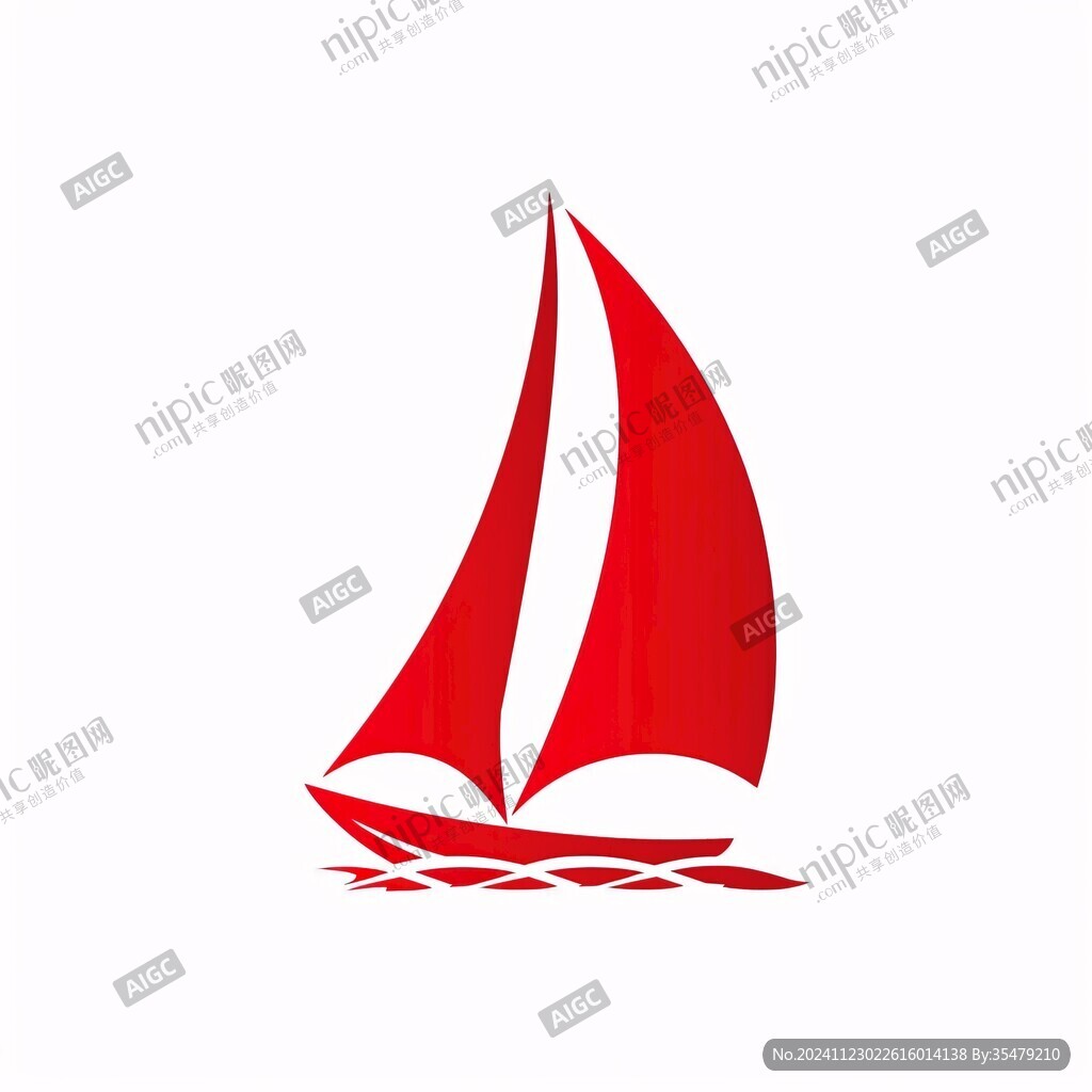 帆船设计logo