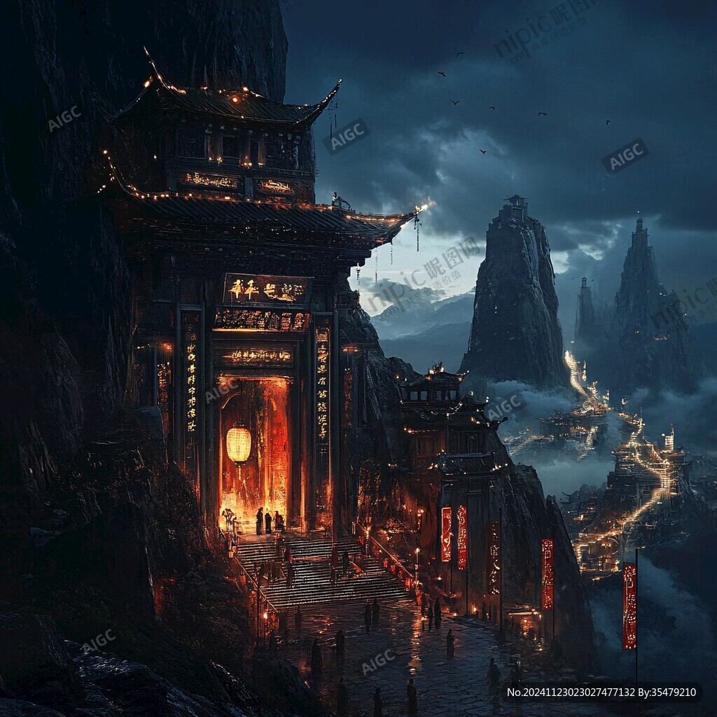 古风场景概念图