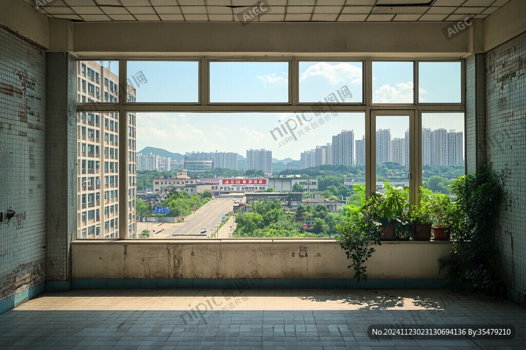 校园窗户