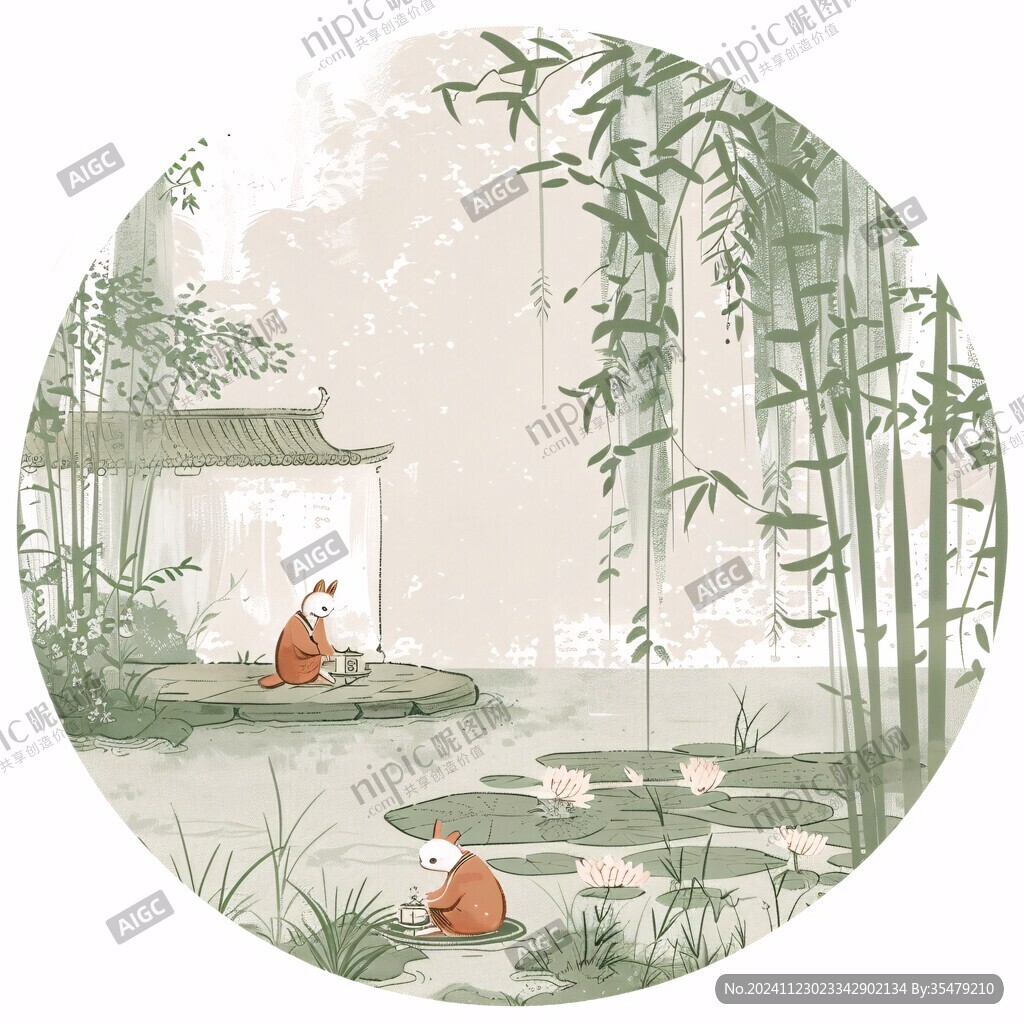 静思园插画