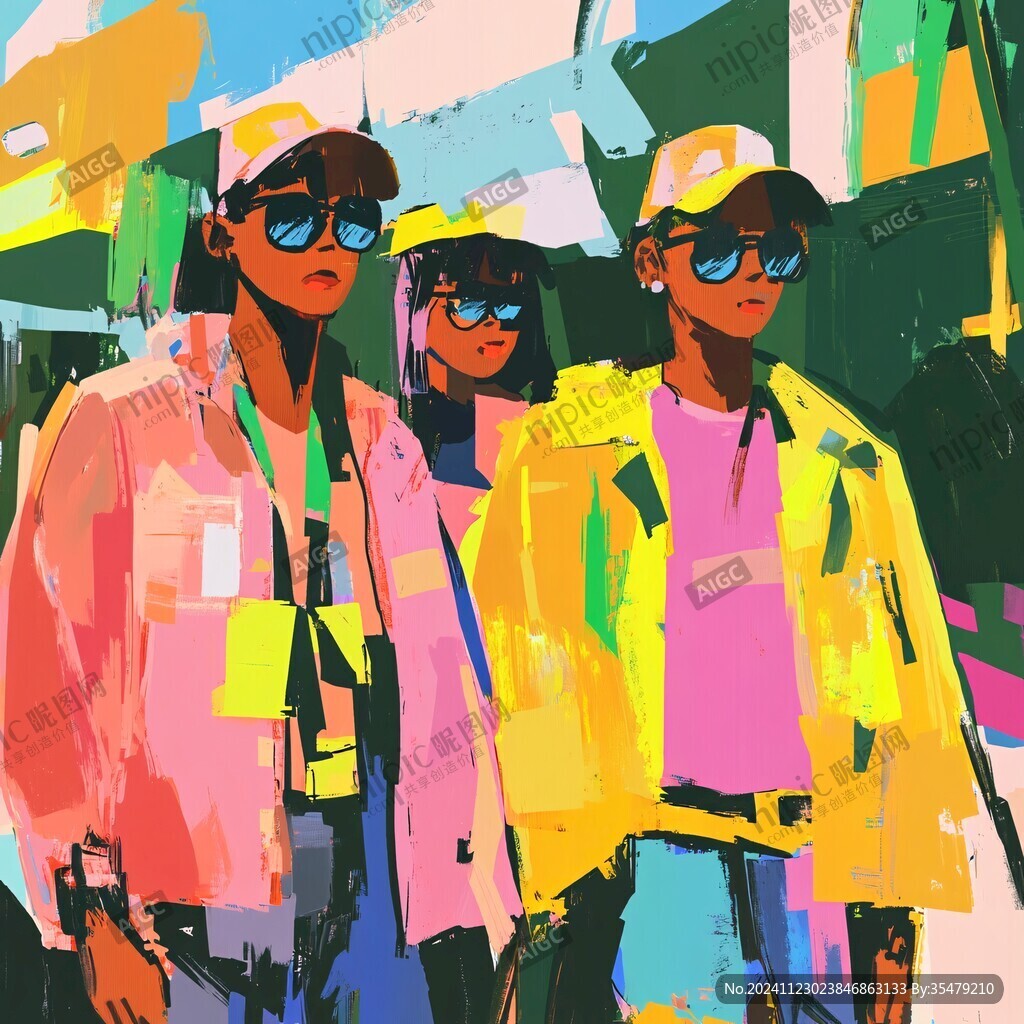 潮流服饰插画
