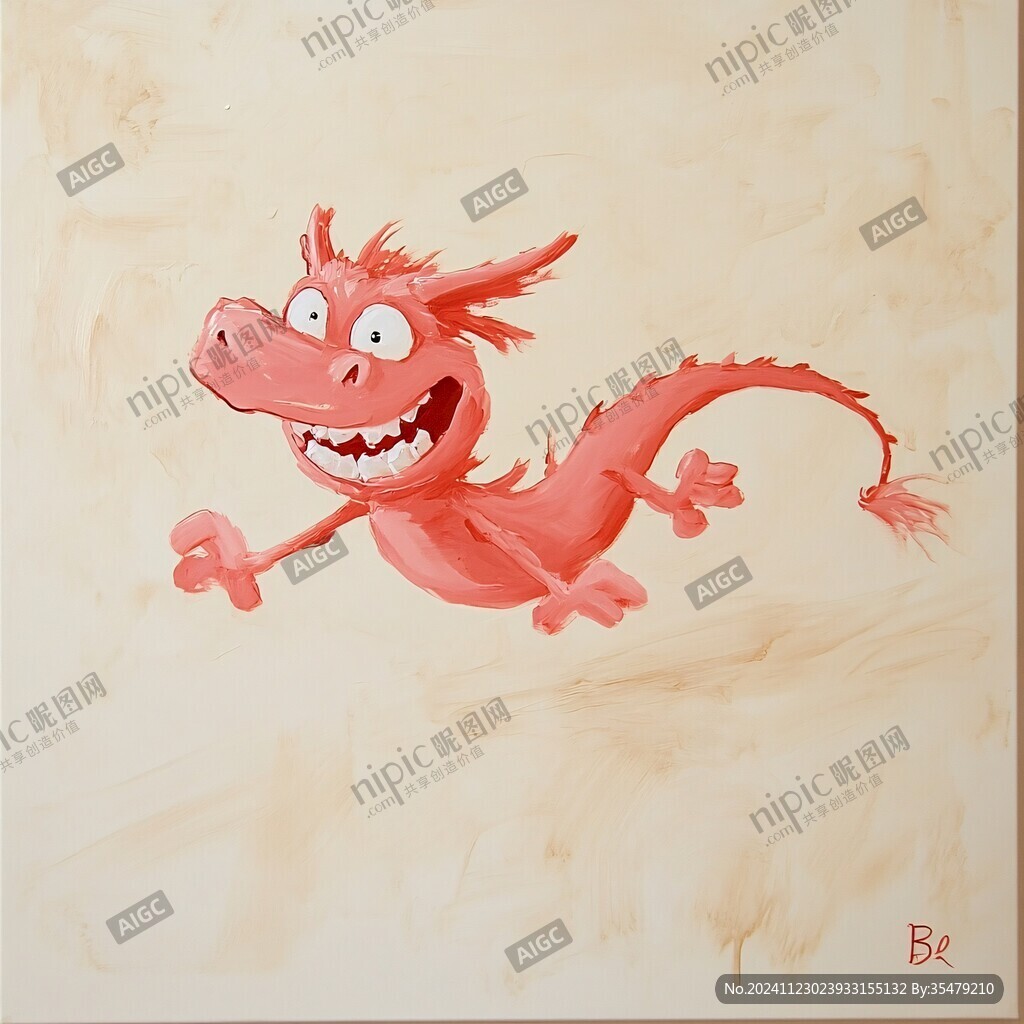 萌萌哒手绘龙