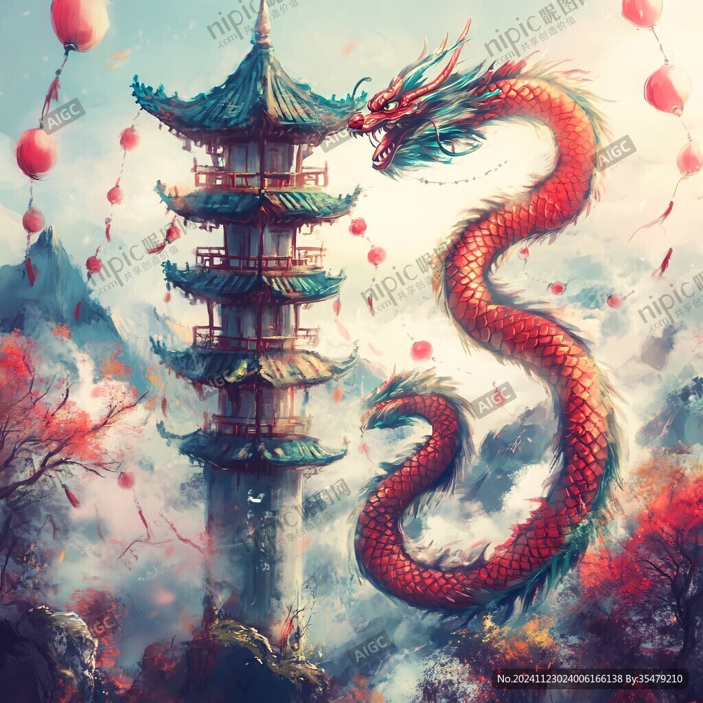 龙年插画合集