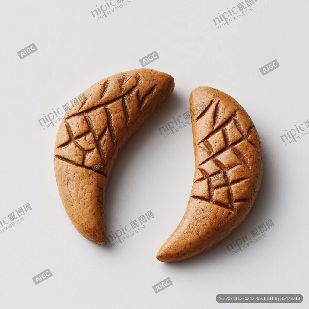 象形牛角包
