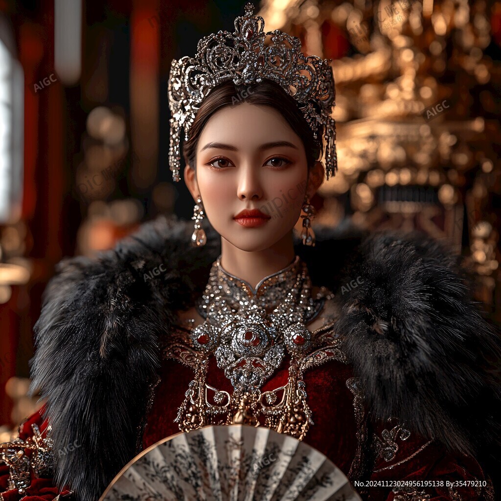 宫女模型