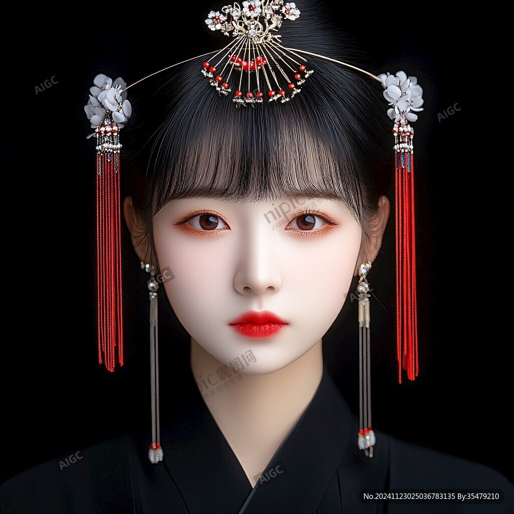 簪面