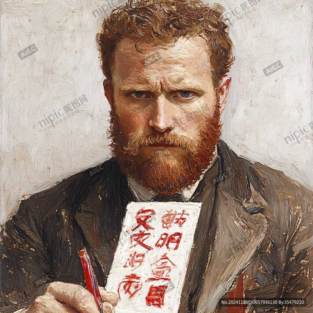 布面油画肖像