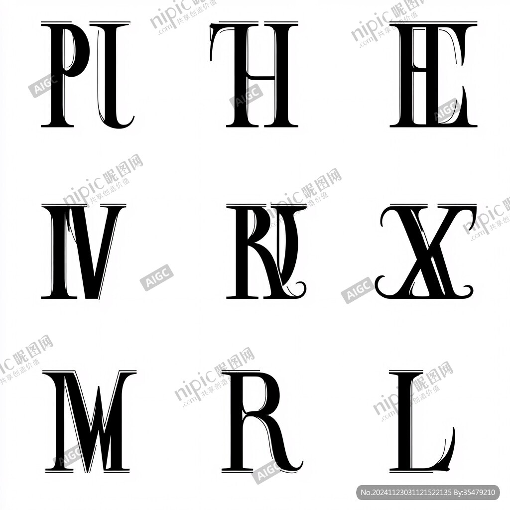 罗马字母型