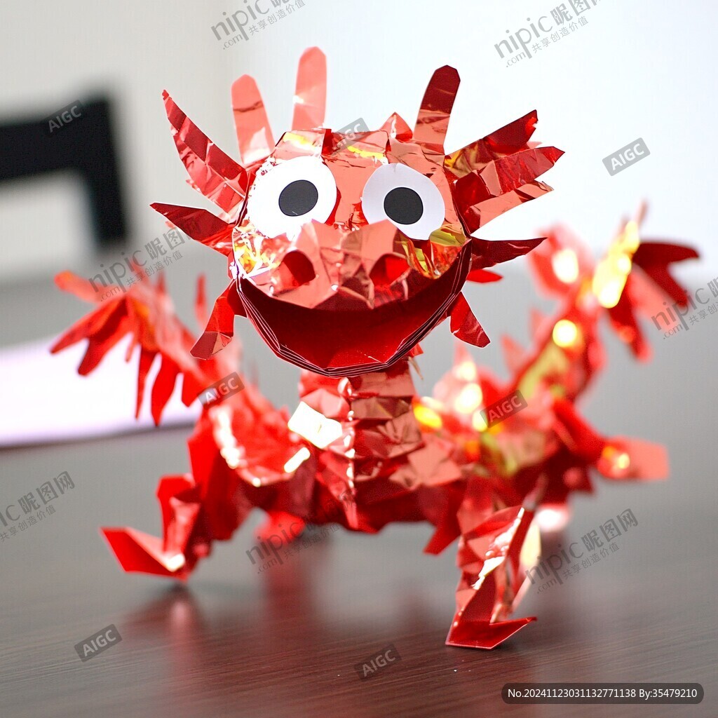 纸扎龙头
