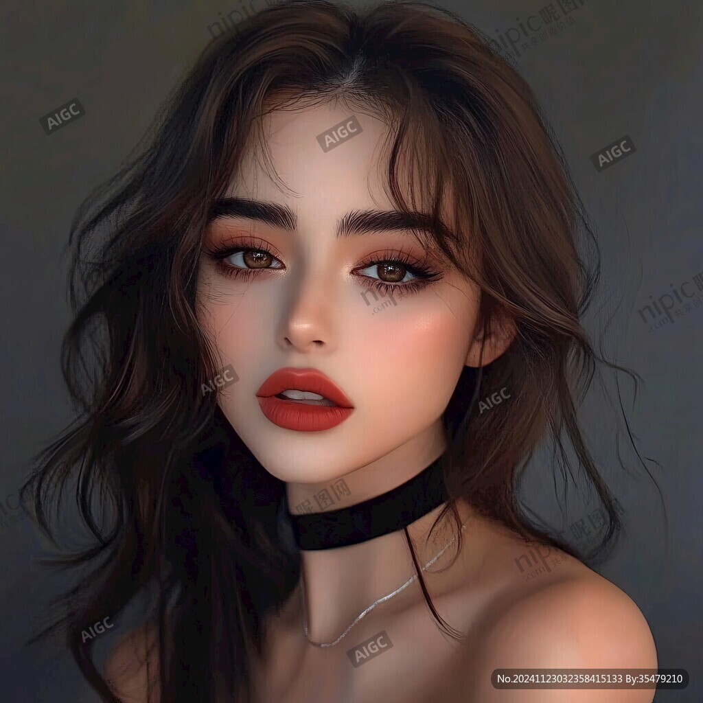 写实人物插画