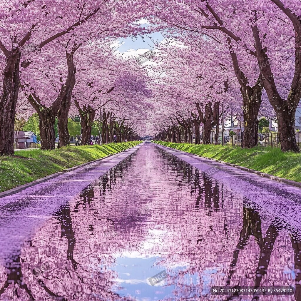 唯美樱花路