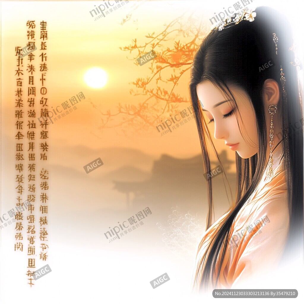 古典美女壁纸