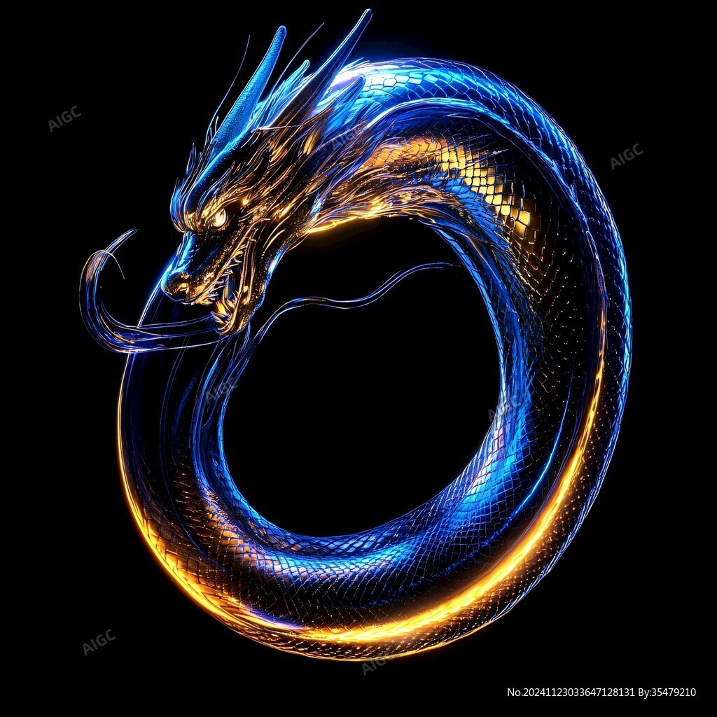 金色龙纹金龙苍龙青龙