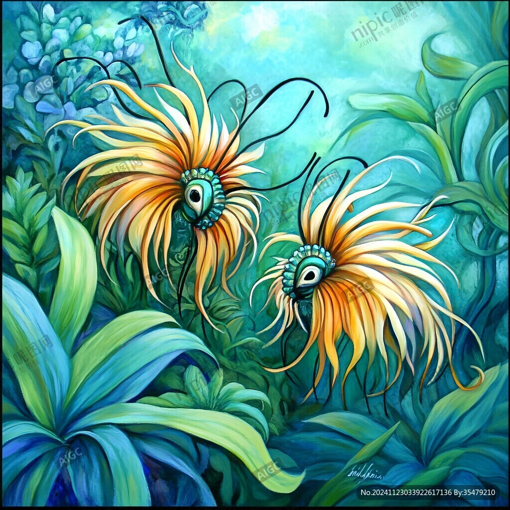 花卉昆虫装饰画