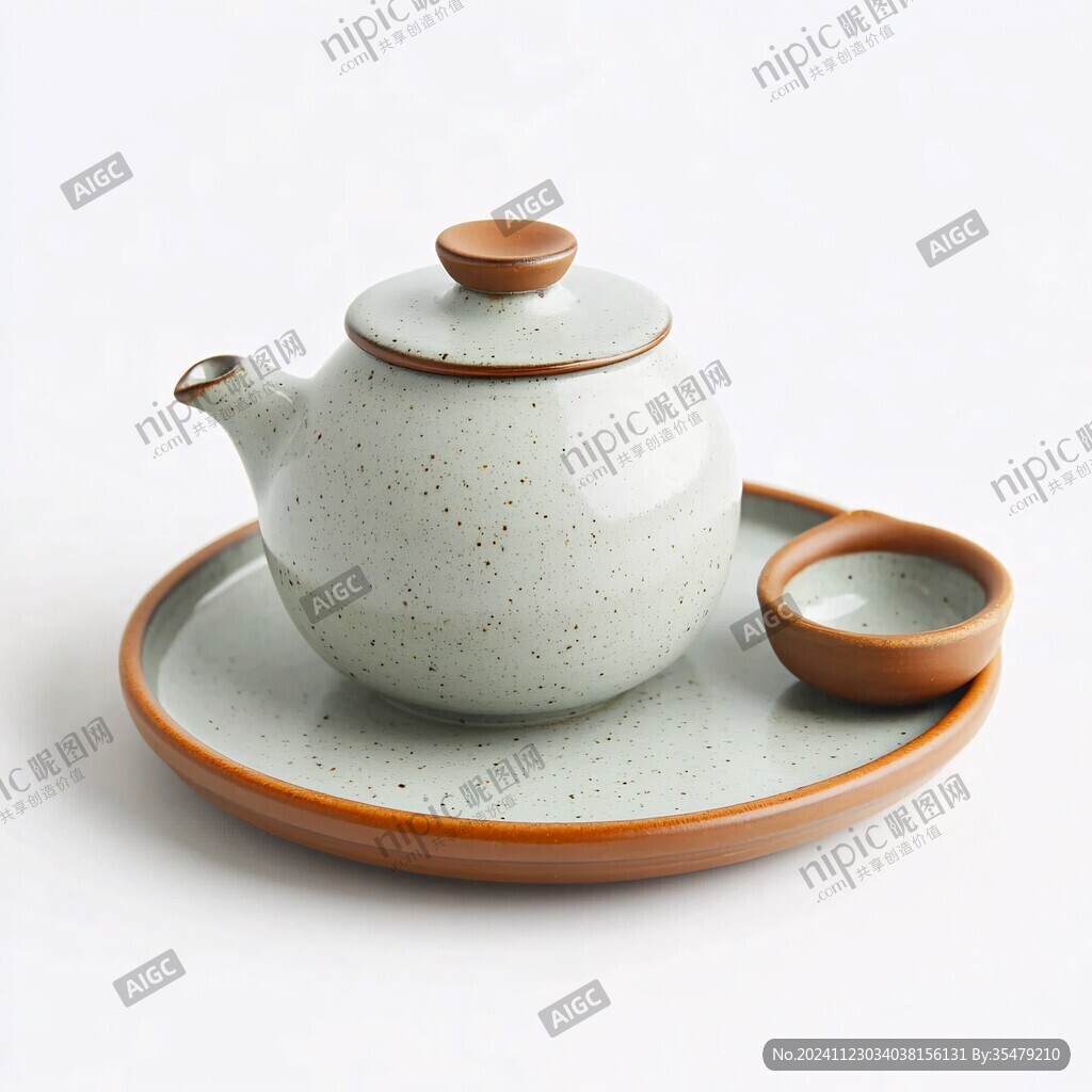 茶青色釉