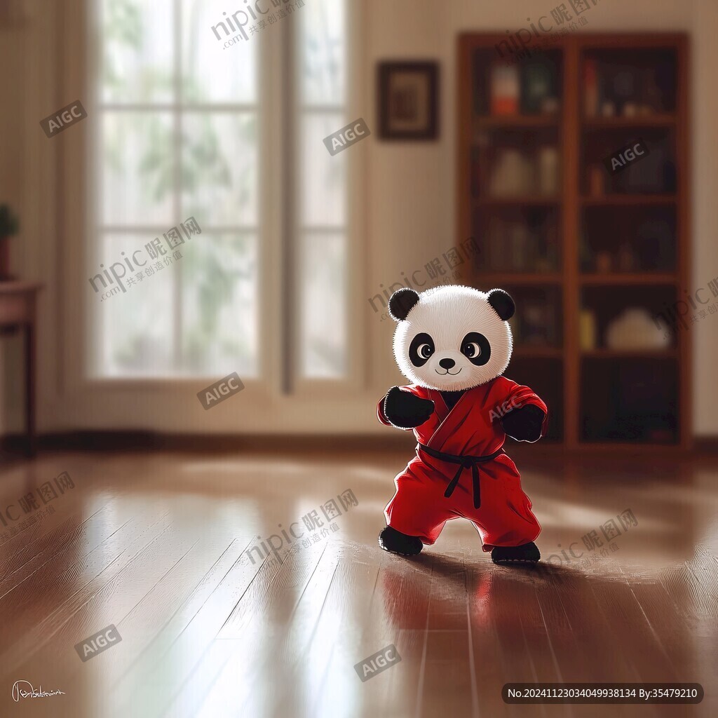 熊猫功夫大侠形像设计