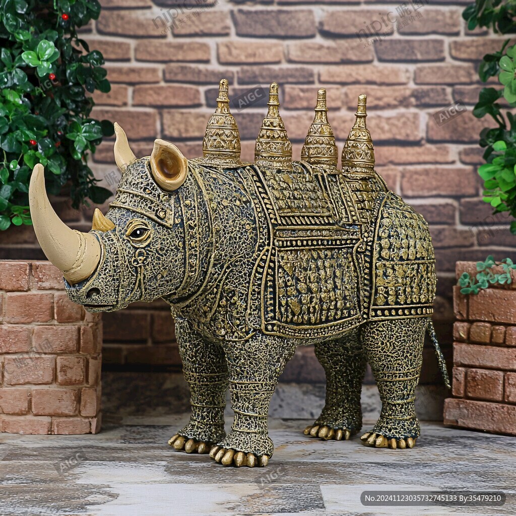犀牛工艺品