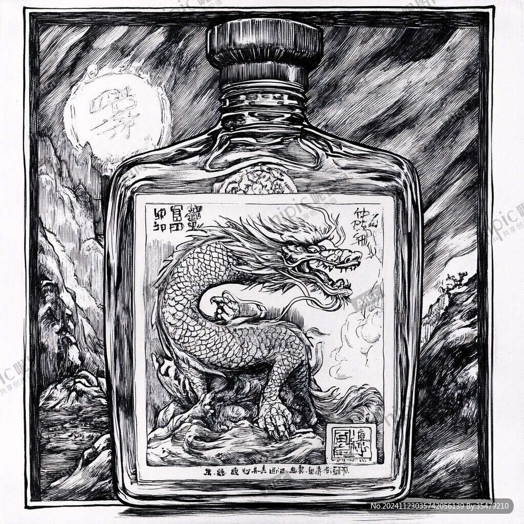 龙年插画手绘