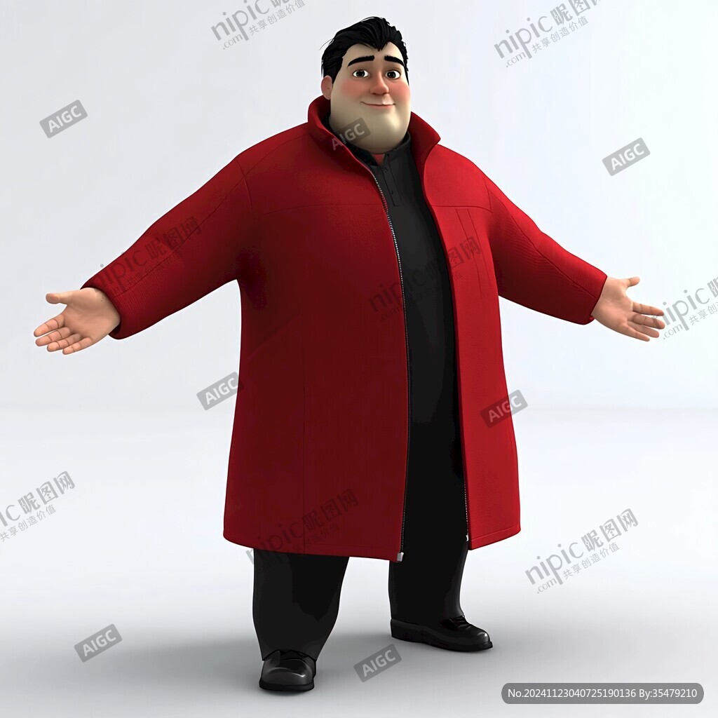 卡通写实漫画人物