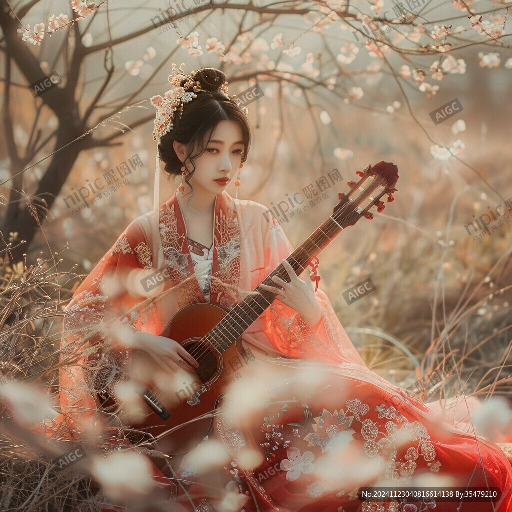 古装琵琶女