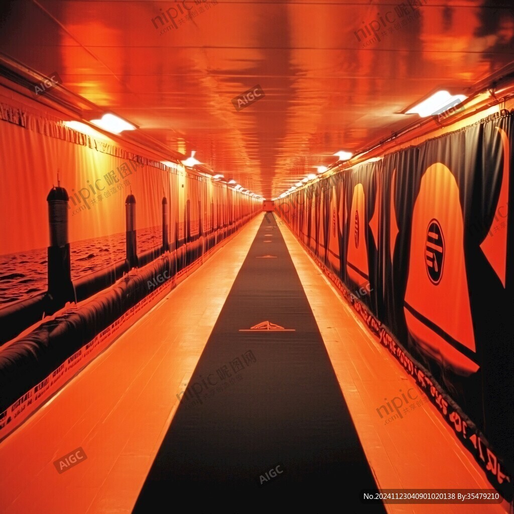 邮轮甲板跑道