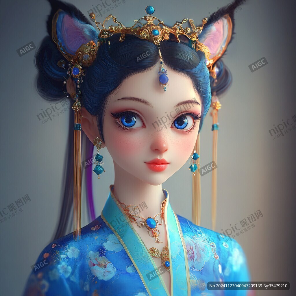 双垂髻