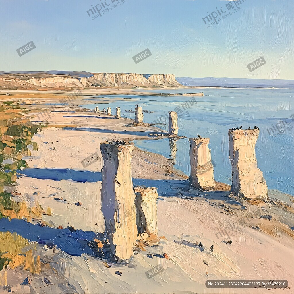 海湾美术绘画