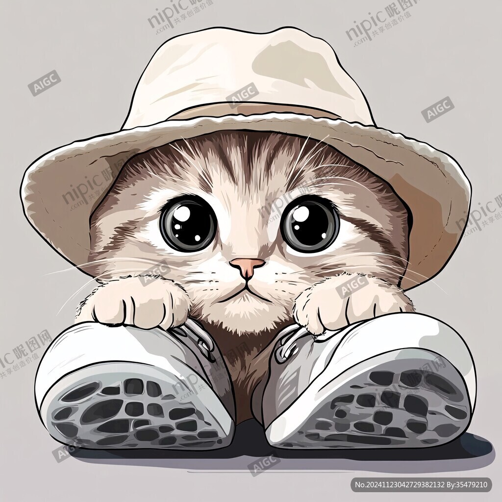 萌宠猫插画