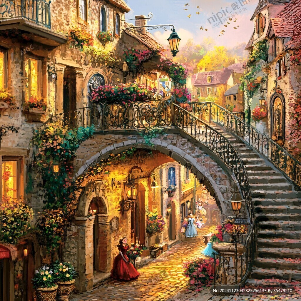 欧美小镇情景主题