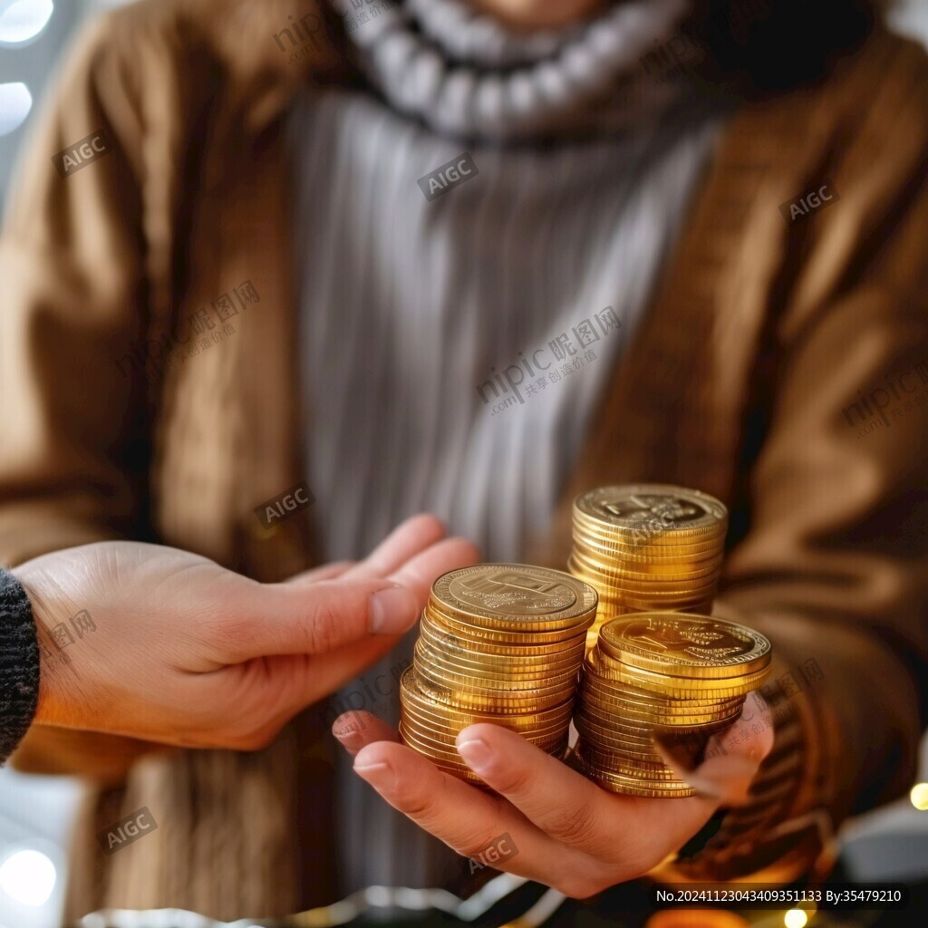 金色钱币金钱多多