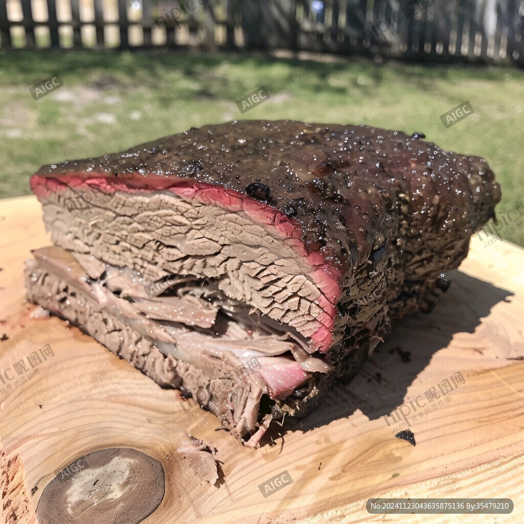 大块烤牛肉