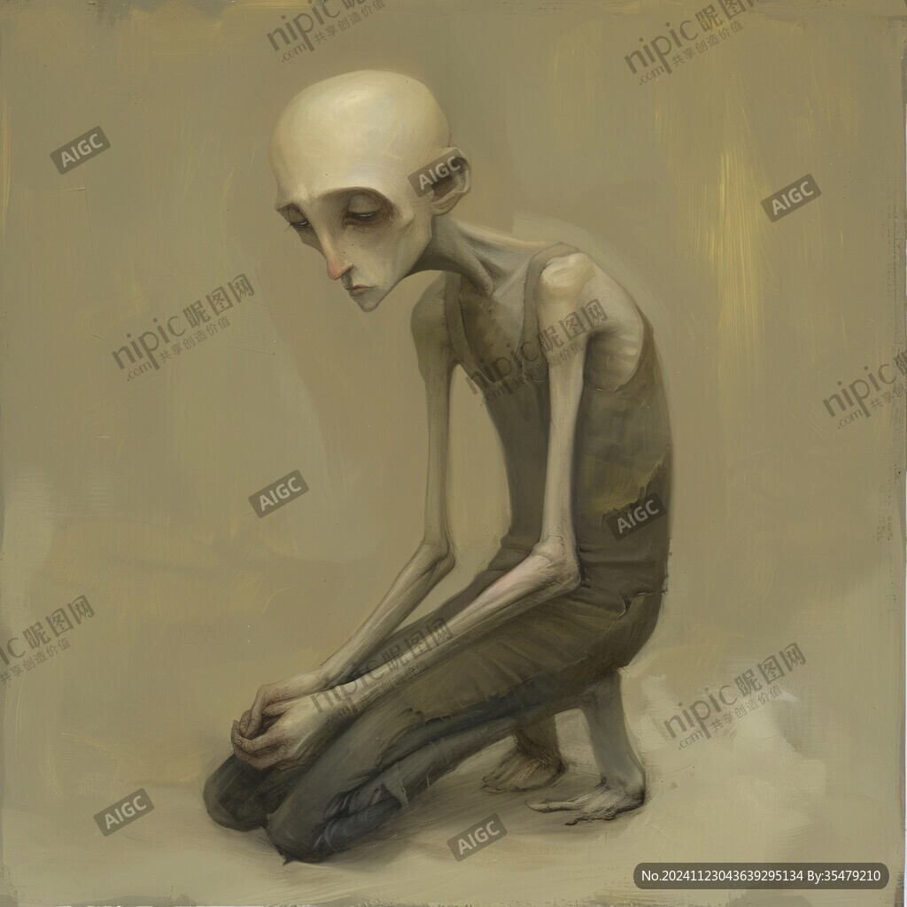 孤独的灵魂插画