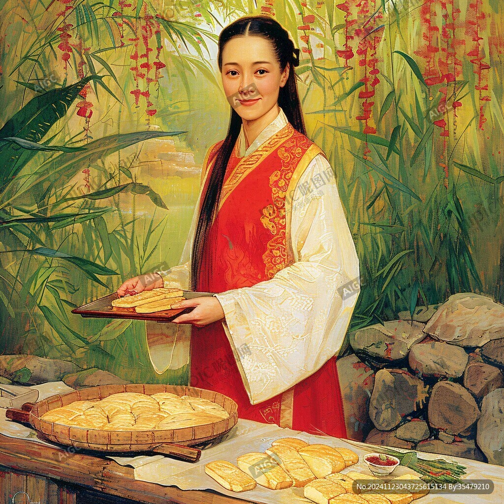 古代美女蜡像