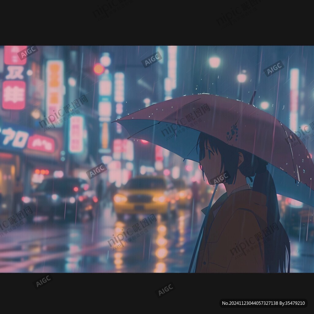 夜景梅雨季