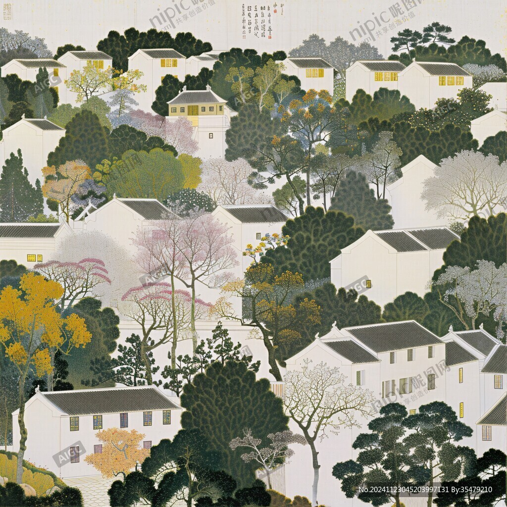 江南民居图