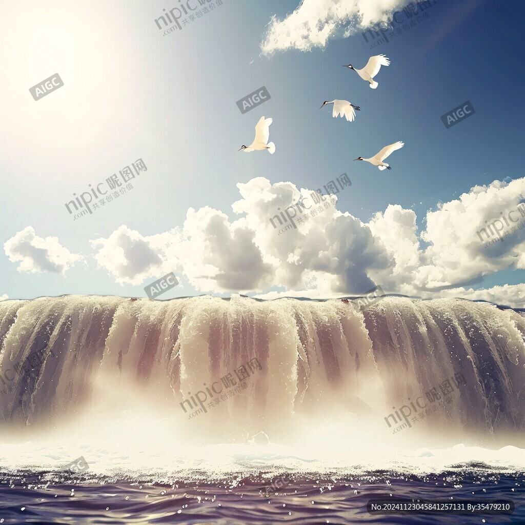 3d瀑布大河