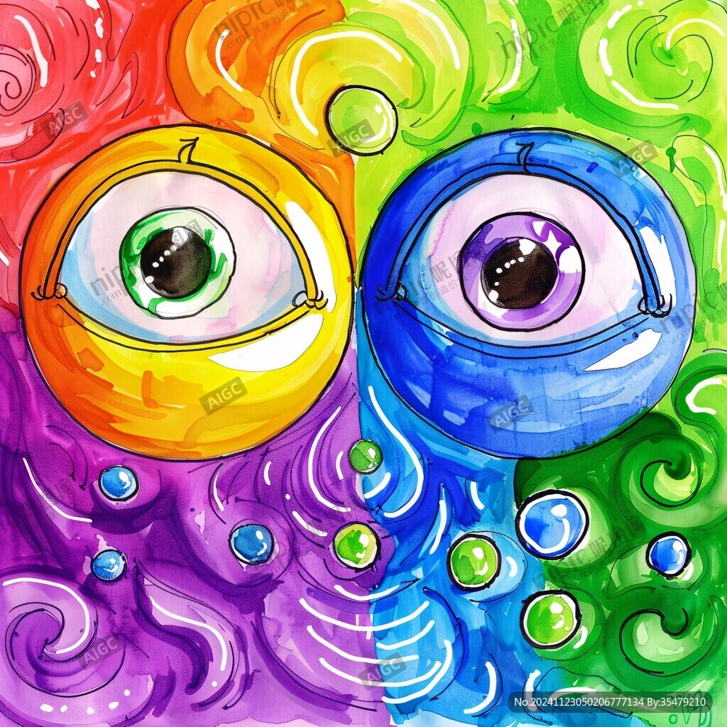 表现主义眼睛画