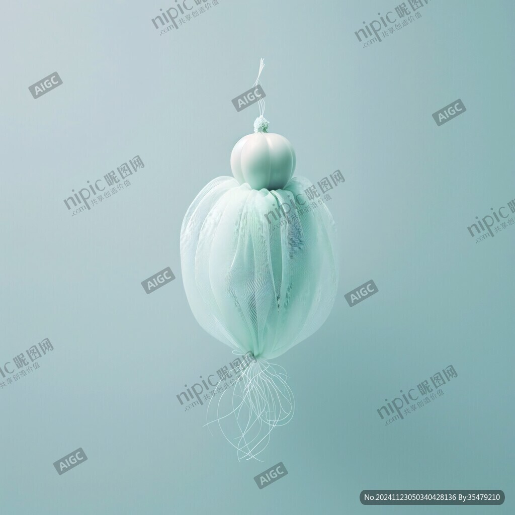 含羞鱼球插画