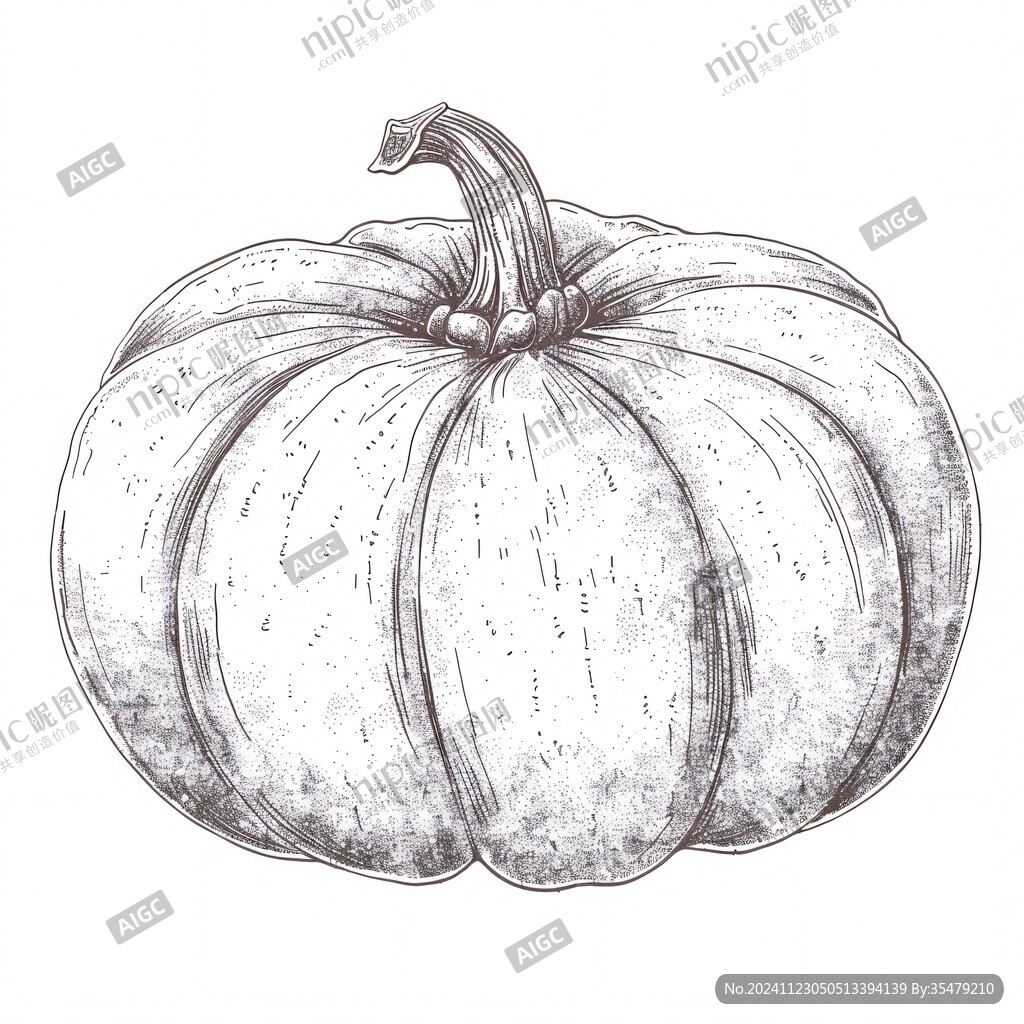 南瓜手绘画
