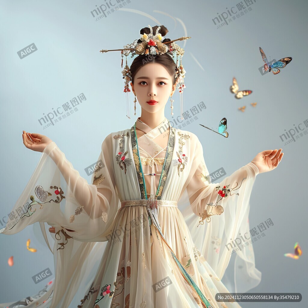 汉服秀禾装饰