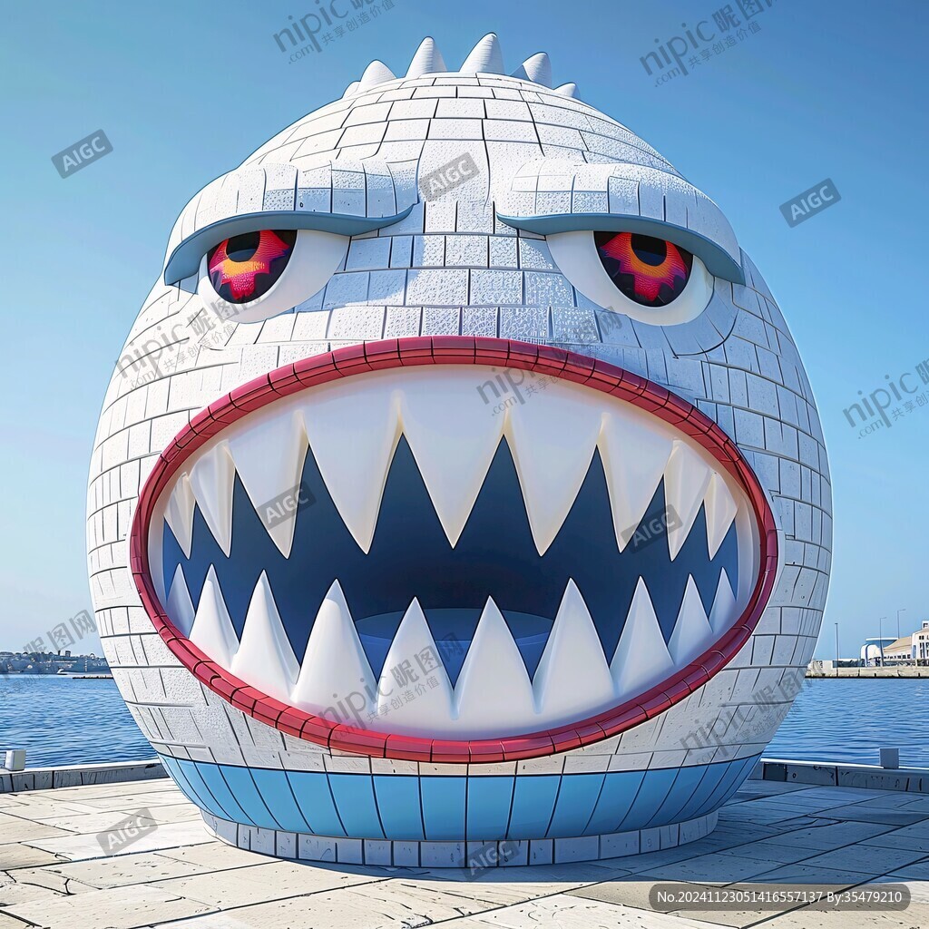 鲨鱼美陈
